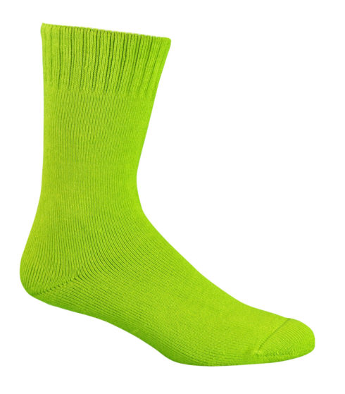 Lime Thick 92% Bamboo Work Socks - Shop Mens Ties Online | Ties Australia