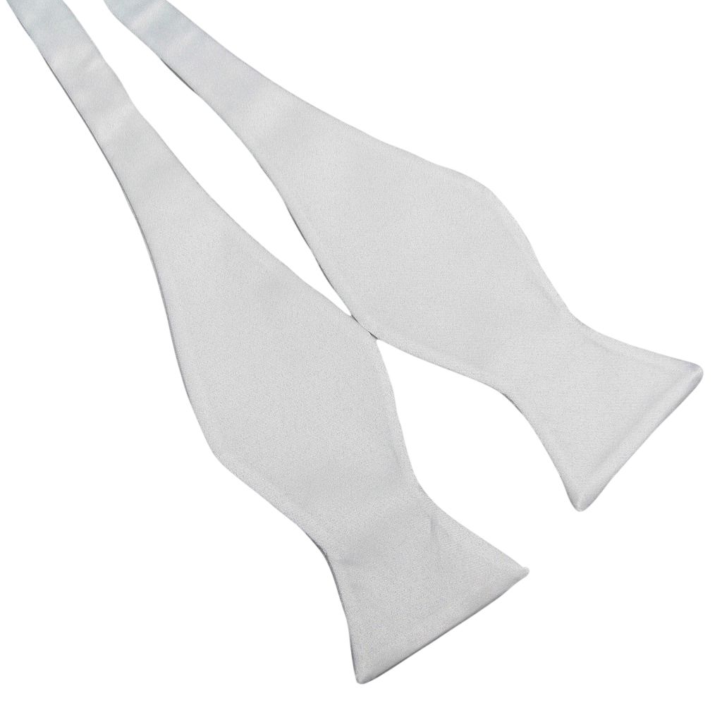 White Self-Tie Bow Tie - Shop Mens Ties Online | Ties Australia