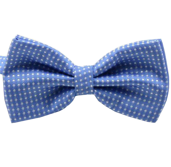 Light Blue Polka Dot Bow Tie - Shop Mens Ties Online | Ties Australia