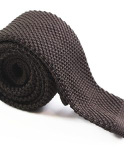 Dark Brown Knit Tie australia au