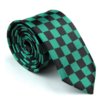 green_black_checkered_skinny_tie_rack_australia_online