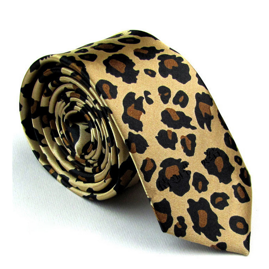 Leopard Print Skinny Tie - Shop Mens Ties Online | Ties Australia