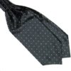 Black and White Silk Polka Dot Cravat tie rack australia