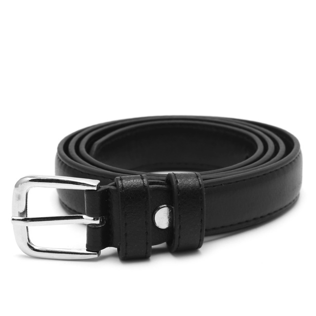 Faux Leather Belt black casual look Accessories Belts Faux Leather Belts 