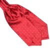 red Silk Polka Dot Cravat tie rack australia