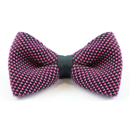 black_pink_knitted_knit_bow_tie_rack_australia_online