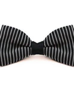 black_white_striped_knit_knitted_bow_tie_rack_australia_online
