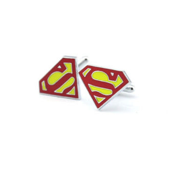 superman cufflinks dc comics